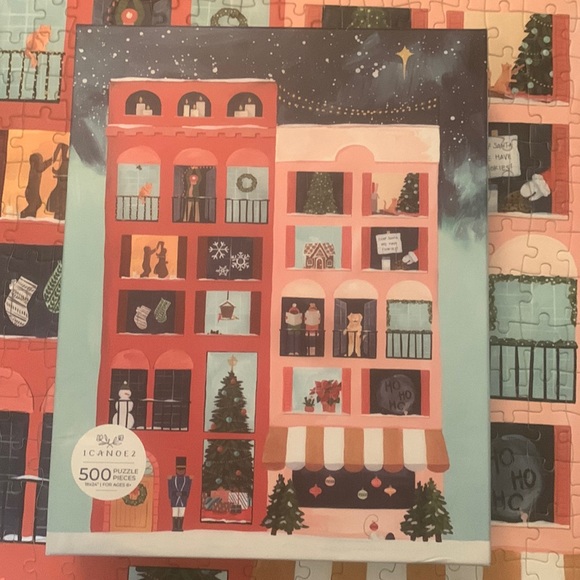 Puzzle by 1canoe2. 500 pcs. Christmas in the City - Picture 1 of 11
